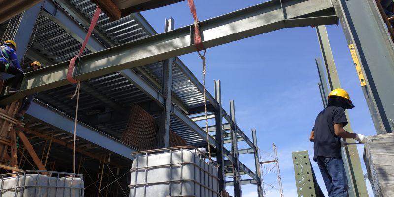 Steel Beam Placement
