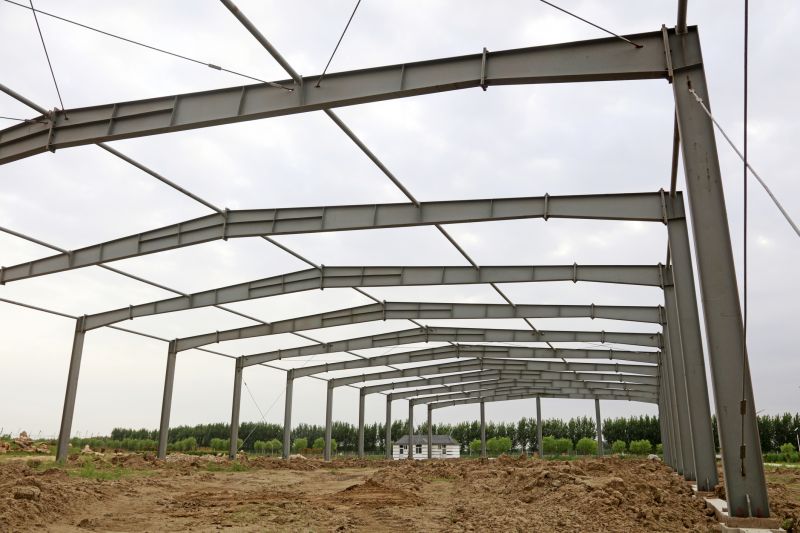 Steel Beam Installation Site